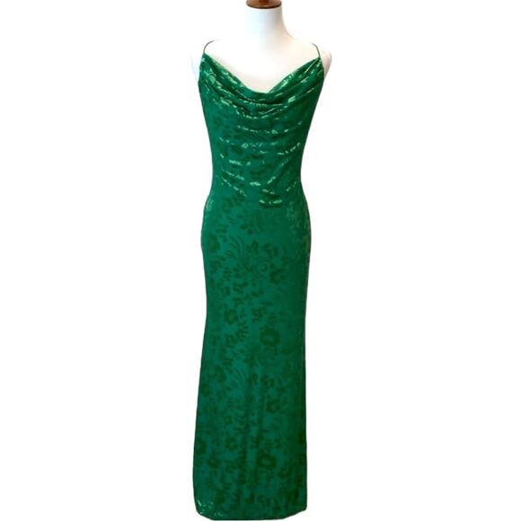 runaway the label Dresses & Skirts - Runaway the Label Dress 12 Green Formal Maxi Y2K Large Long Dress open back